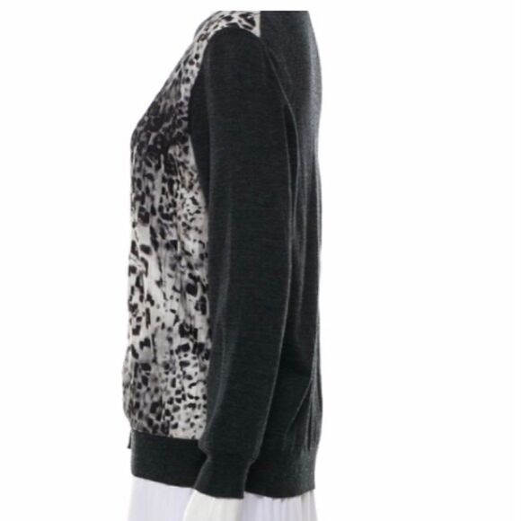 Ferragamo Animal Print Cardigan Sweater Large - Picture 15 of 15